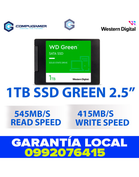 WD 1TB 2.5" GREEN